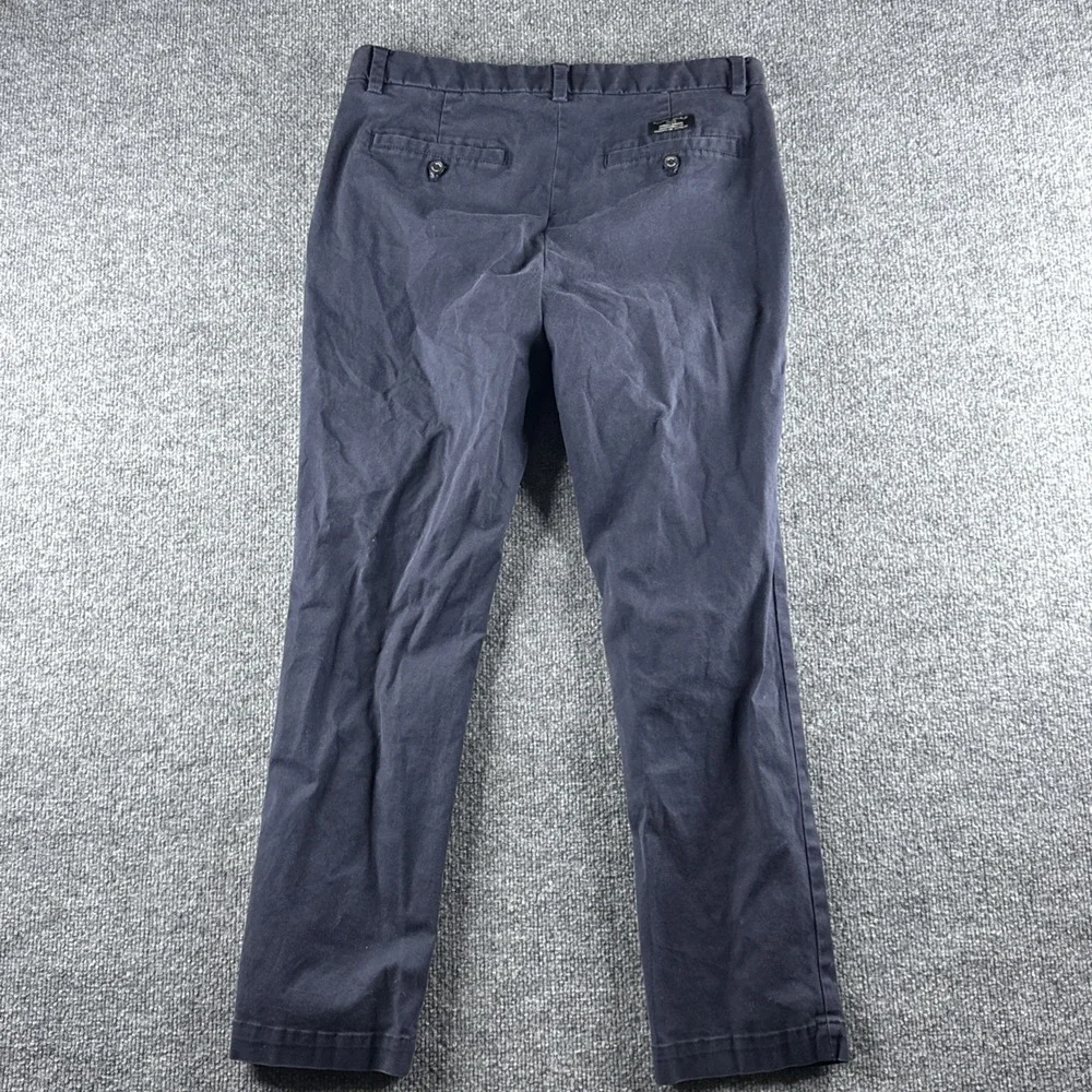 Banana Republic Aiden Fit Chino Pants Mens 32x29 Blue Cotton Dress Casual Prep